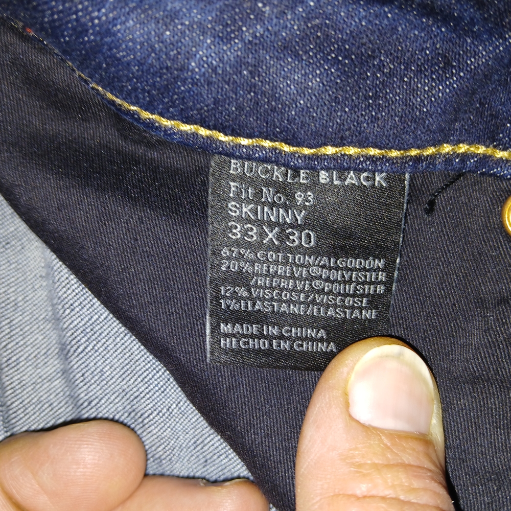 Men's Skinny Jeans - Black